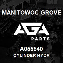 A055540 Manitowoc Grove CYLINDER HYDR | AGA Parts