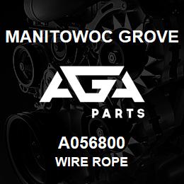 A056800 Manitowoc Grove WIRE ROPE | AGA Parts