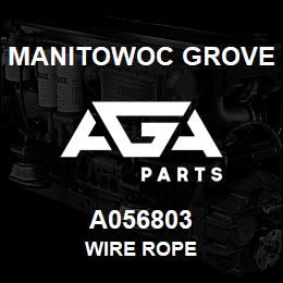 A056803 Manitowoc Grove WIRE ROPE | AGA Parts