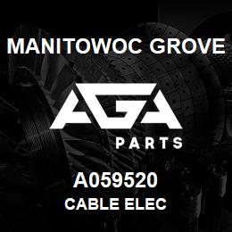 A059520 Manitowoc Grove CABLE ELEC | AGA Parts