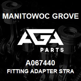 A067440 Manitowoc Grove FITTING ADAPTER STRAIGHT | AGA Parts