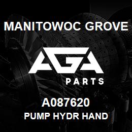 A087620 Manitowoc Grove PUMP HYDR HAND | AGA Parts