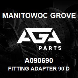 A090690 Manitowoc Grove FITTING ADAPTER 90 DEG | AGA Parts