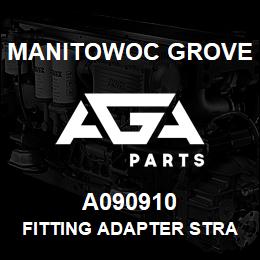 A090910 Manitowoc Grove FITTING ADAPTER STRAIGHT | AGA Parts