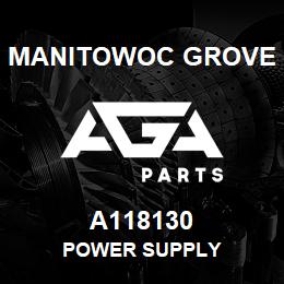 A118130 Manitowoc Grove POWER SUPPLY | AGA Parts