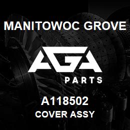 A118502 Manitowoc Grove COVER ASSY | AGA Parts