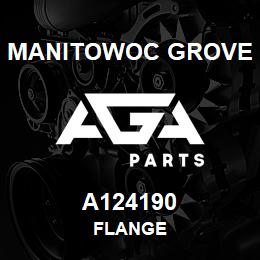 A124190 Manitowoc Grove FLANGE | AGA Parts