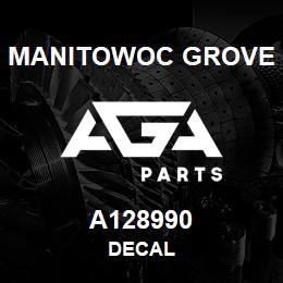 A128990 Manitowoc Grove DECAL | AGA Parts