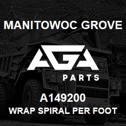 A149200 Manitowoc Grove WRAP SPIRAL PER FOOT | AGA Parts