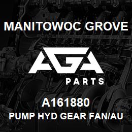 A161880 Manitowoc Grove PUMP HYD GEAR FAN/AUX 2 SECT | AGA Parts