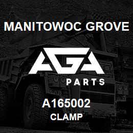 A165002 Manitowoc Grove CLAMP | AGA Parts