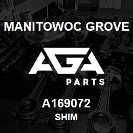 A169072 Manitowoc Grove SHIM | AGA Parts