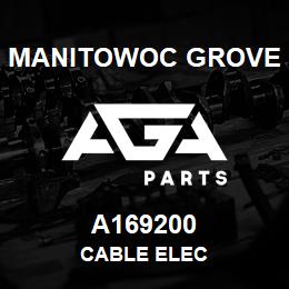 A169200 Manitowoc Grove CABLE ELEC | AGA Parts