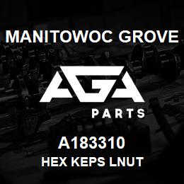 A183310 Manitowoc Grove HEX KEPS LNUT | AGA Parts