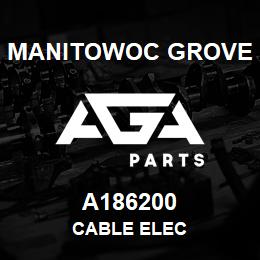 A186200 Manitowoc Grove CABLE ELEC | AGA Parts