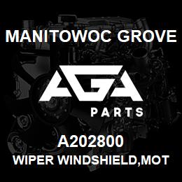 A202800 Manitowoc Grove WIPER WINDSHIELD,MOTOR 24V | AGA Parts