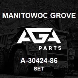 A-30424-86 Manitowoc Grove SET | AGA Parts