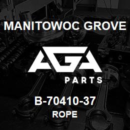 B-70410-37 Manitowoc Grove ROPE | AGA Parts