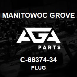 C-66374-34 Manitowoc Grove PLUG | AGA Parts