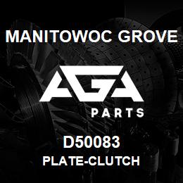 D50083 Manitowoc Grove PLATE-CLUTCH | AGA Parts