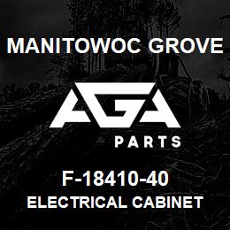 F-18410-40 Manitowoc Grove ELECTRICAL CABINET | AGA Parts