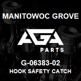 G-06383-02 Manitowoc Grove HOOK SAFETY CATCH | AGA Parts