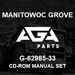 G-62985-33 Manitowoc Grove CD-ROM MANUAL SET | AGA Parts