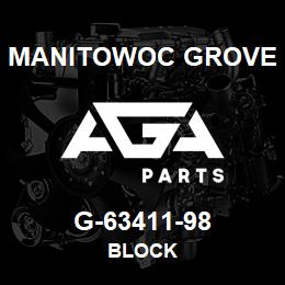 G-63411-98 Manitowoc Grove BLOCK | AGA Parts