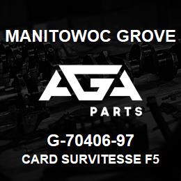 G-70406-97 Manitowoc Grove CARD SURVITESSE F5 | AGA Parts