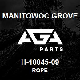 H-10045-09 Manitowoc Grove ROPE | AGA Parts