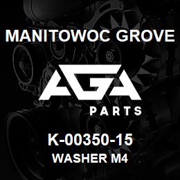 K-00350-15 Manitowoc Grove WASHER M4 | AGA Parts