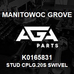 K0165831 Manitowoc Grove STUD CPLG.20S SWIVEL | AGA Parts