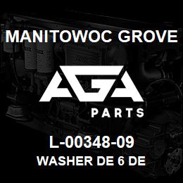 L-00348-09 Manitowoc Grove WASHER DE 6 DE | AGA Parts