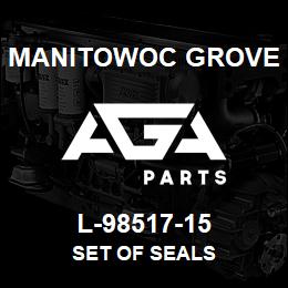 L-98517-15 Manitowoc Grove SET OF SEALS | AGA Parts