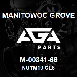 M-00341-66 Manitowoc Grove NUTM10 CL8 | AGA Parts