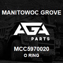 MCC5970020 Manitowoc Grove O RING | AGA Parts