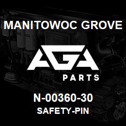 N-00360-30 Manitowoc Grove SAFETY-PIN | AGA Parts