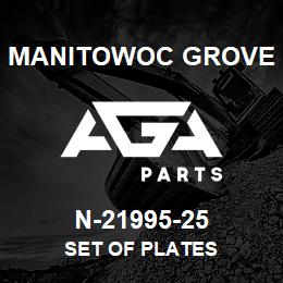 N-21995-25 Manitowoc Grove SET OF PLATES | AGA Parts