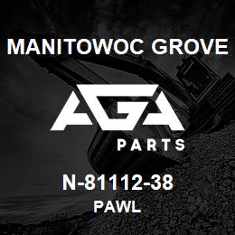 N-81112-38 Manitowoc Grove PAWL | AGA Parts