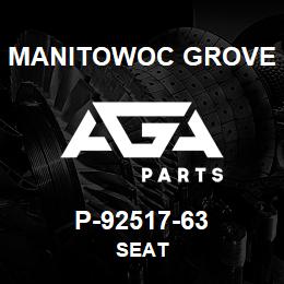 P-92517-63 Manitowoc Grove SEAT | AGA Parts