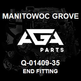 Q-01409-35 Manitowoc Grove END FITTING | AGA Parts