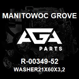 R-00349-52 Manitowoc Grove WASHER21X60X3,2 | AGA Parts