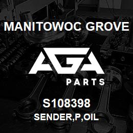 S108398 Manitowoc Grove SENDER,P,OIL | AGA Parts