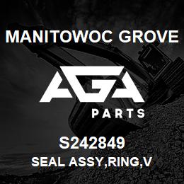 S242849 Manitowoc Grove SEAL ASSY,RING,V | AGA Parts