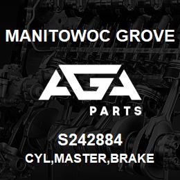 S242884 Manitowoc Grove CYL,MASTER,BRAKE | AGA Parts