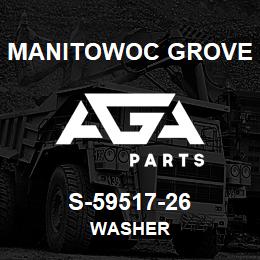 S-59517-26 Manitowoc Grove WASHER | AGA Parts