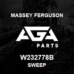 W232778B Massey Ferguson SWEEP | AGA Parts