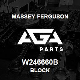 W246660B Massey Ferguson BLOCK | AGA Parts