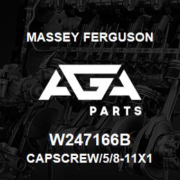 W247166B Massey Ferguson CAPSCREW/5/8-11X1 | AGA Parts