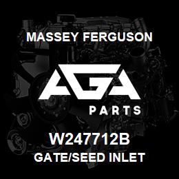 W247712B Massey Ferguson GATE/SEED INLET | AGA Parts